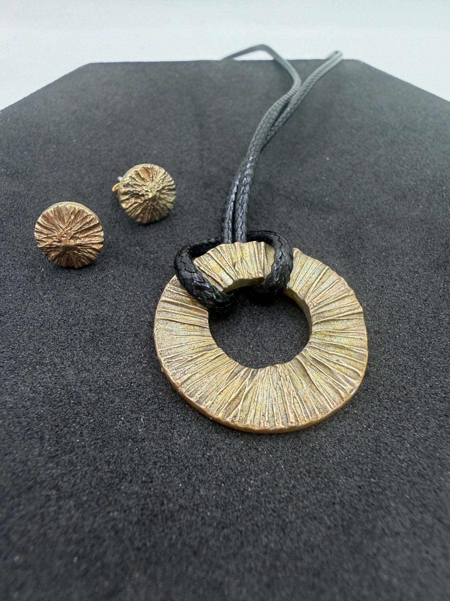 Sunny Bronze Necklace and Earring Gift Set