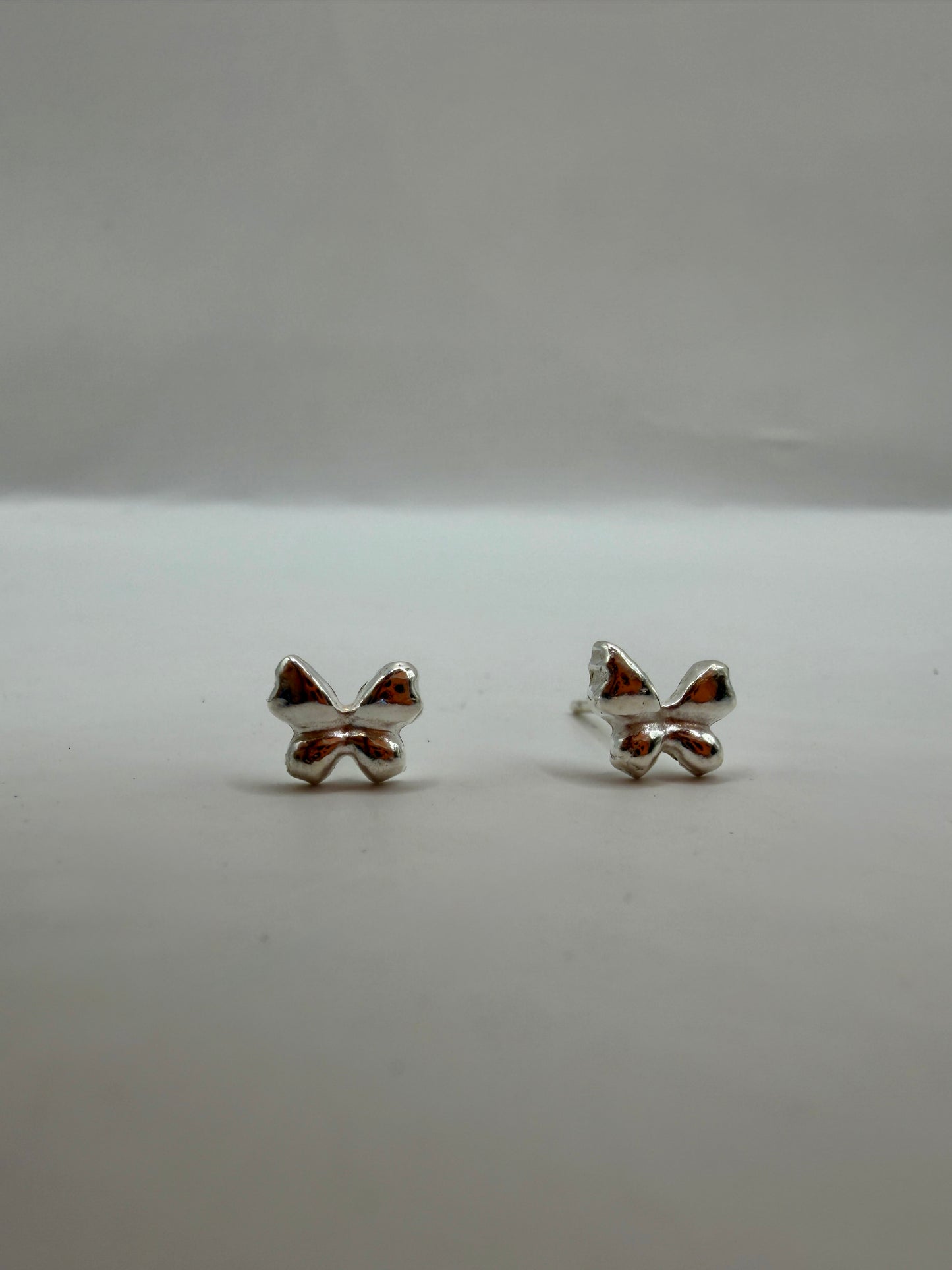 Silver Message in a Bottle Earrings - Butterflies Are Nature's Confetti