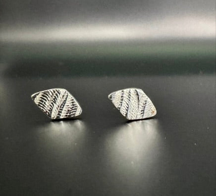 Silver Diamond Earrings