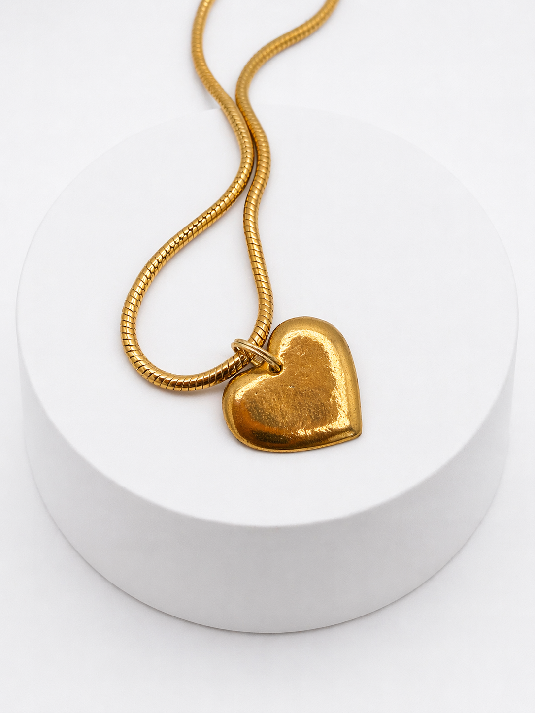 Sunny Bronze Heart Necklace