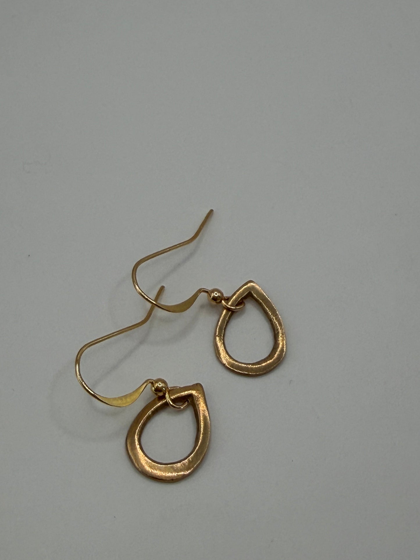 Sunny Bronze Teardrop Earrings