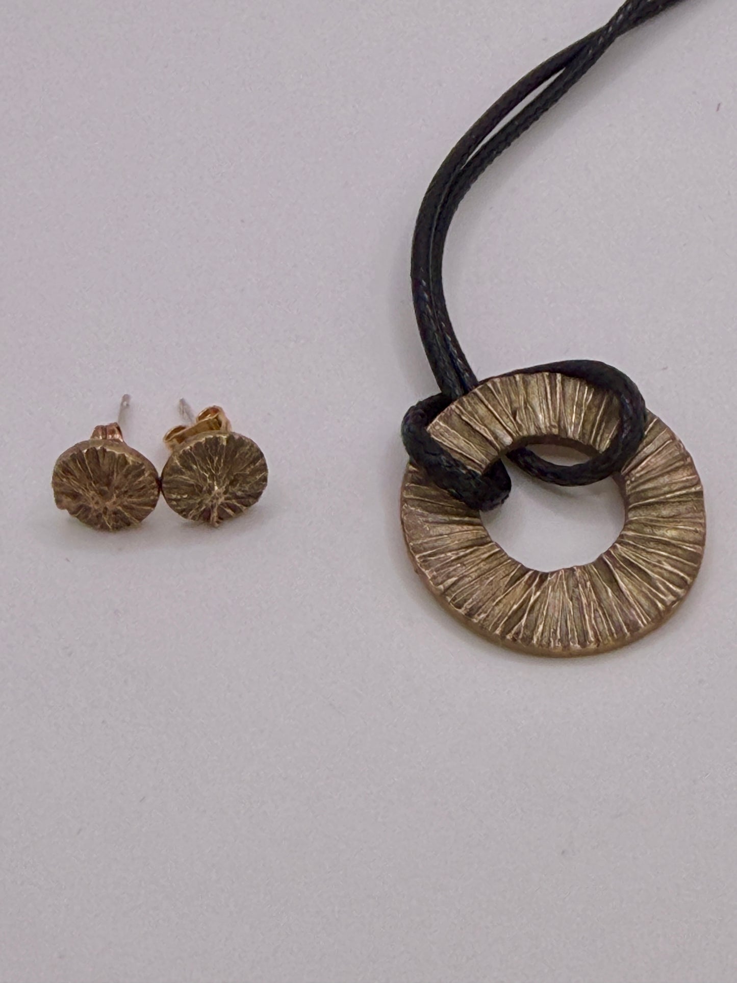 Sunny Bronze Necklace and Earring Gift Set