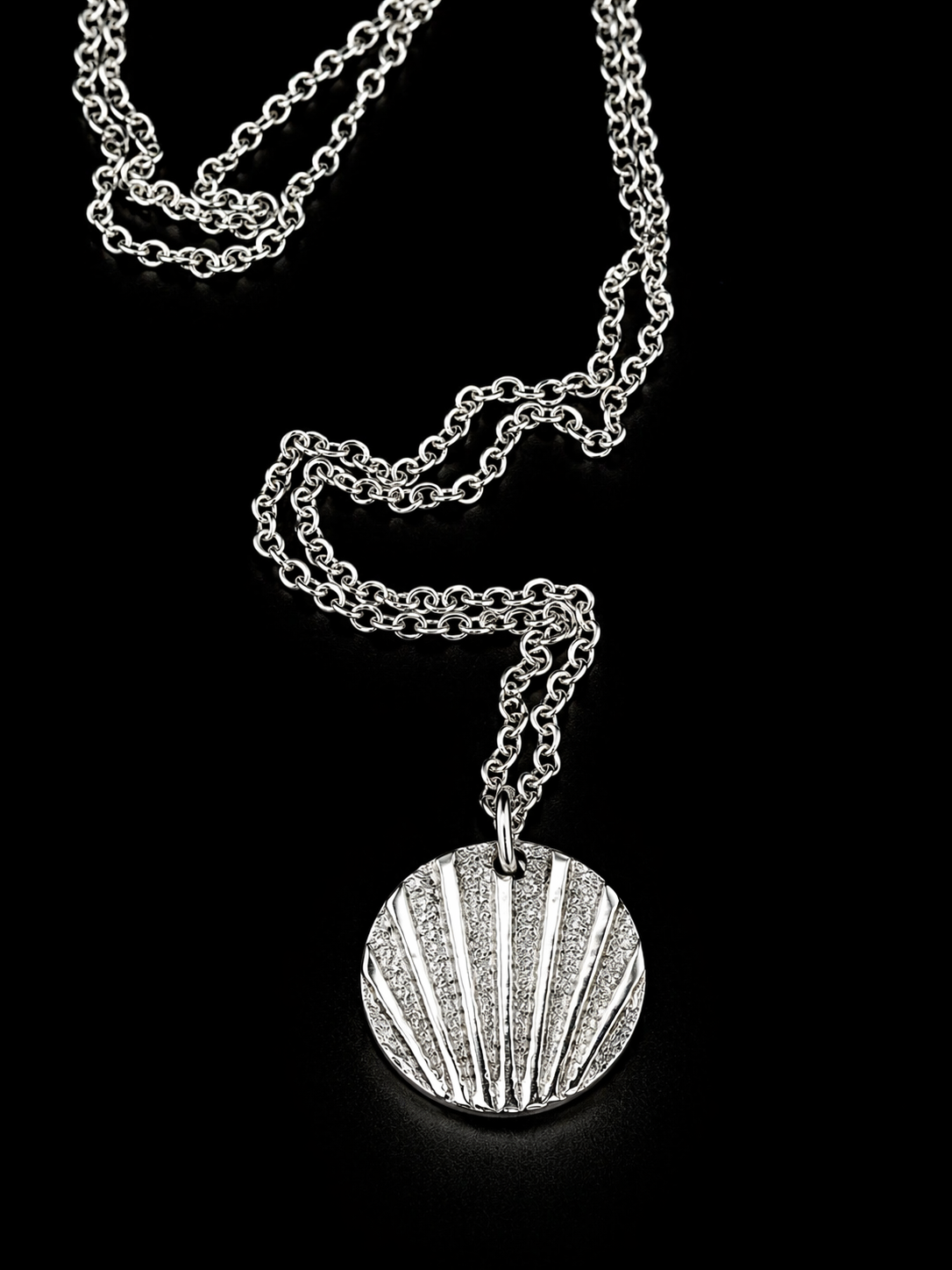 Silver Circle Necklace