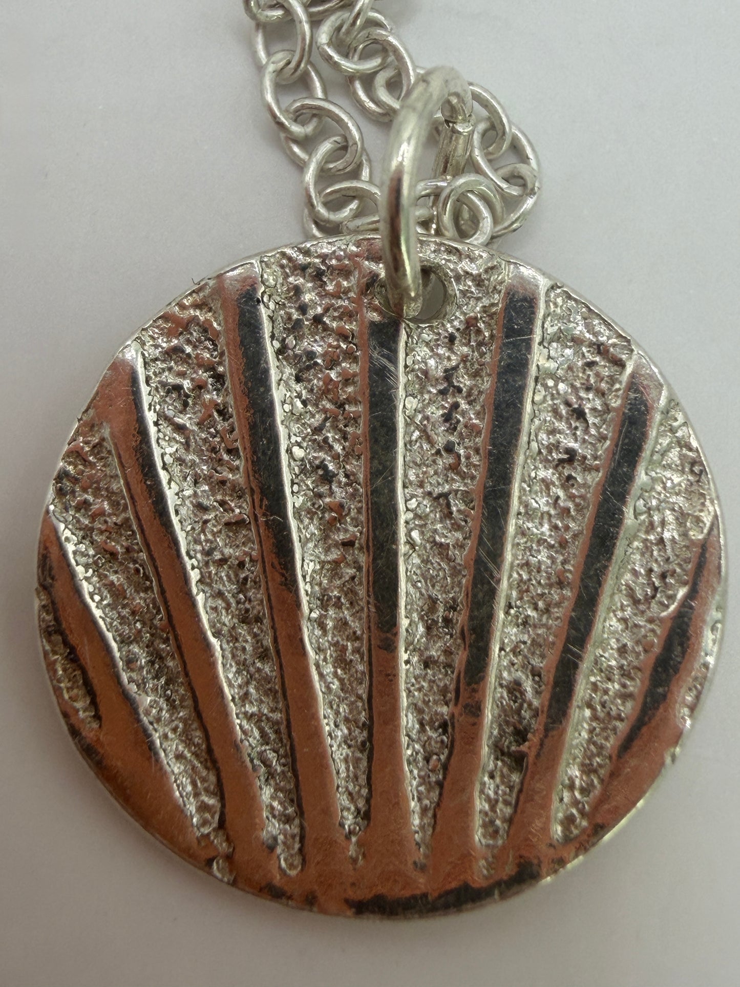 Silver Circle Necklace