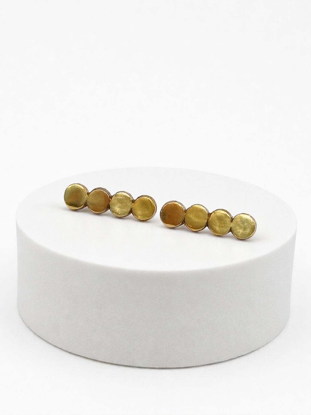Sunny Bronze Circle Earrings