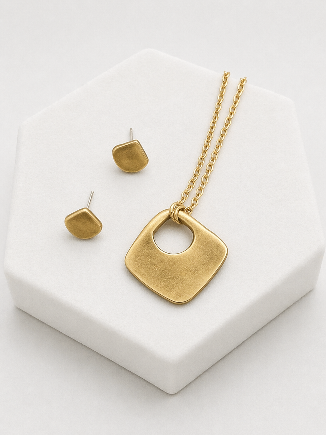 Sunny Bronze Necklace and Earring Gift Set