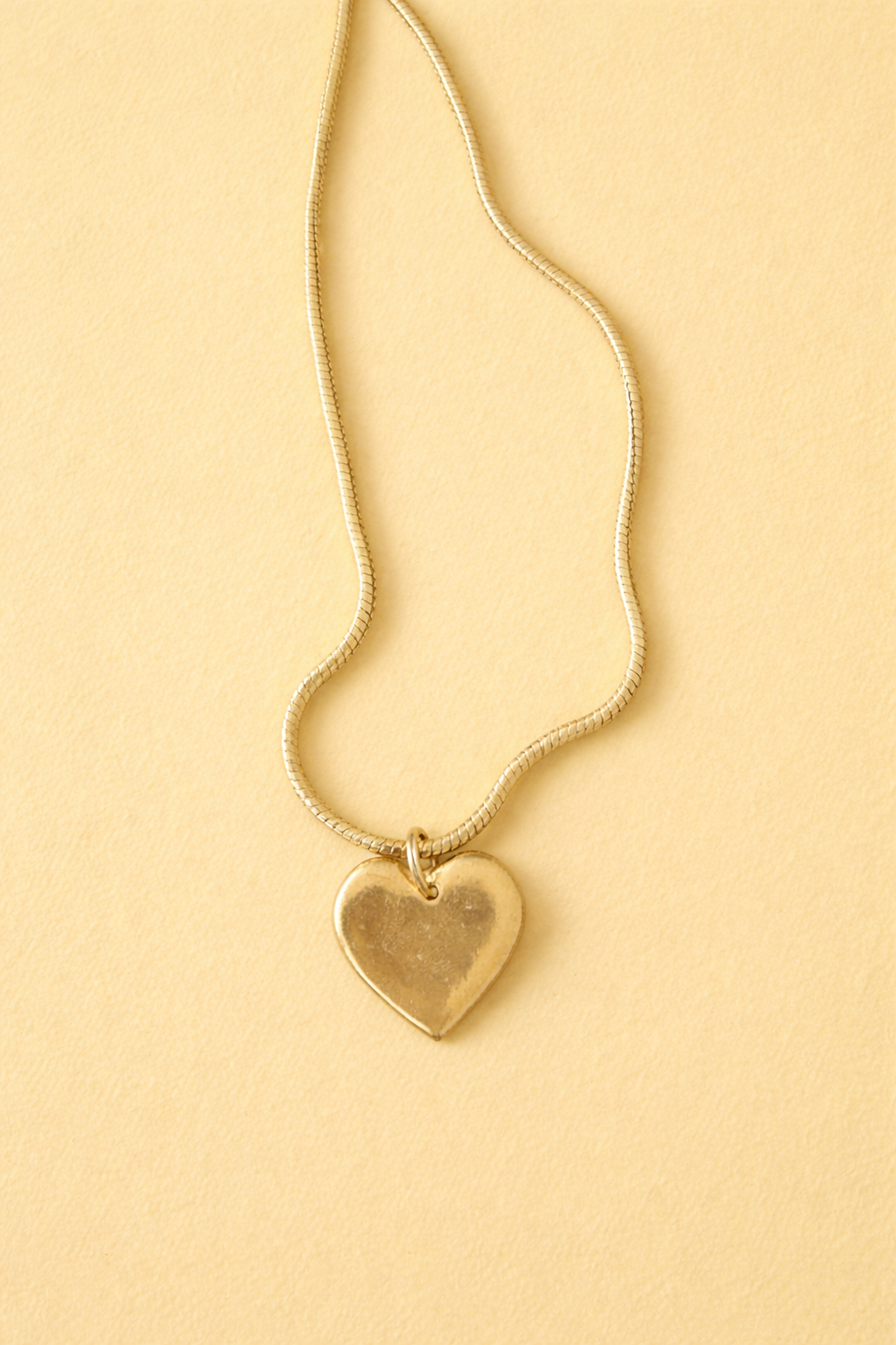 Sunny Bronze Heart Necklace
