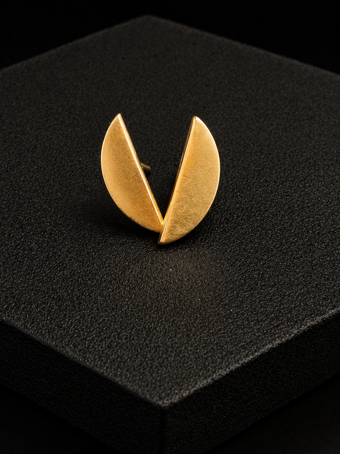 Sunny Bronze Semi Circle Earrings