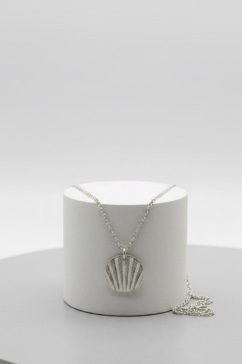 Silver Circle Necklace