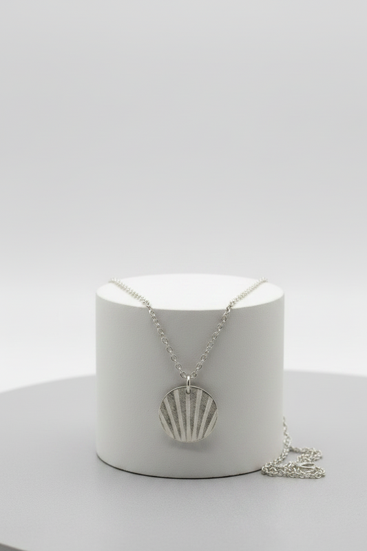 Silver Circle Necklace