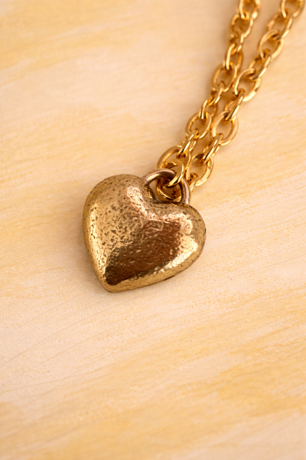 Sunny Bronze Small Heart Necklace