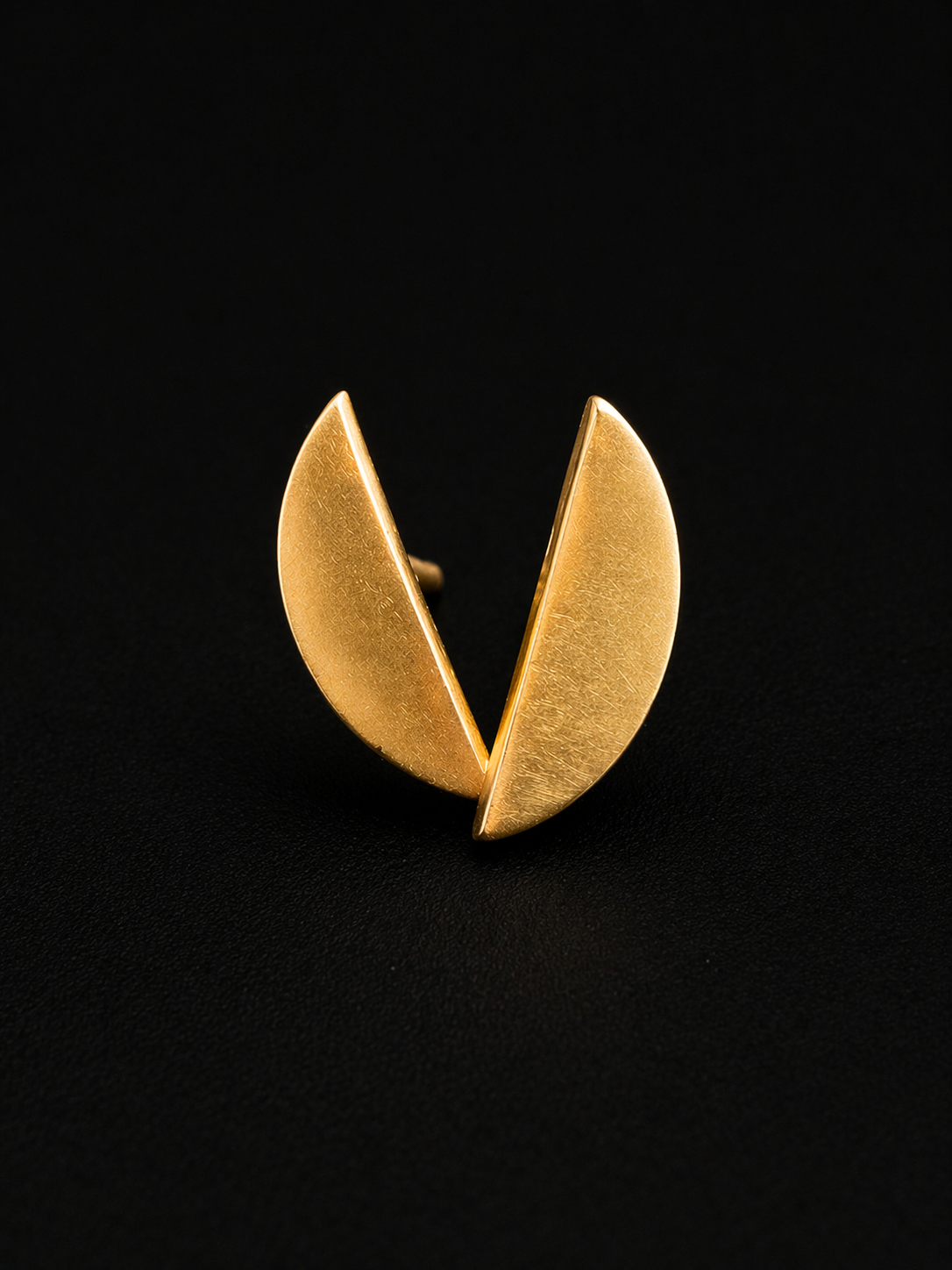 Sunny Bronze Semi Circle Earrings