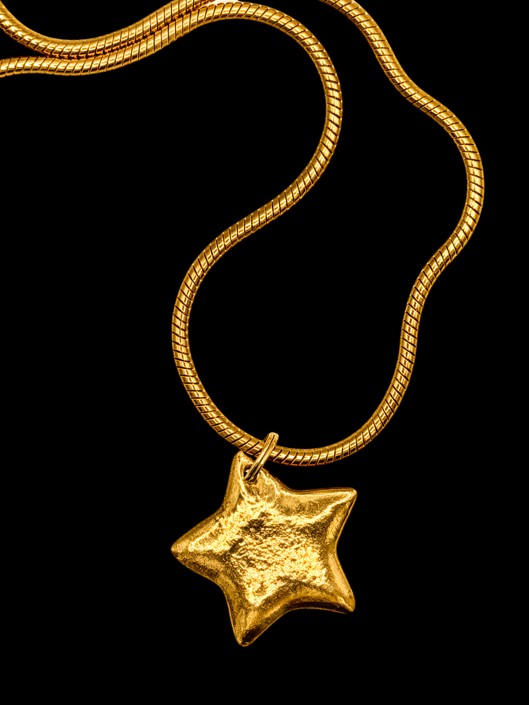 Sunny Bronze Star Necklace
