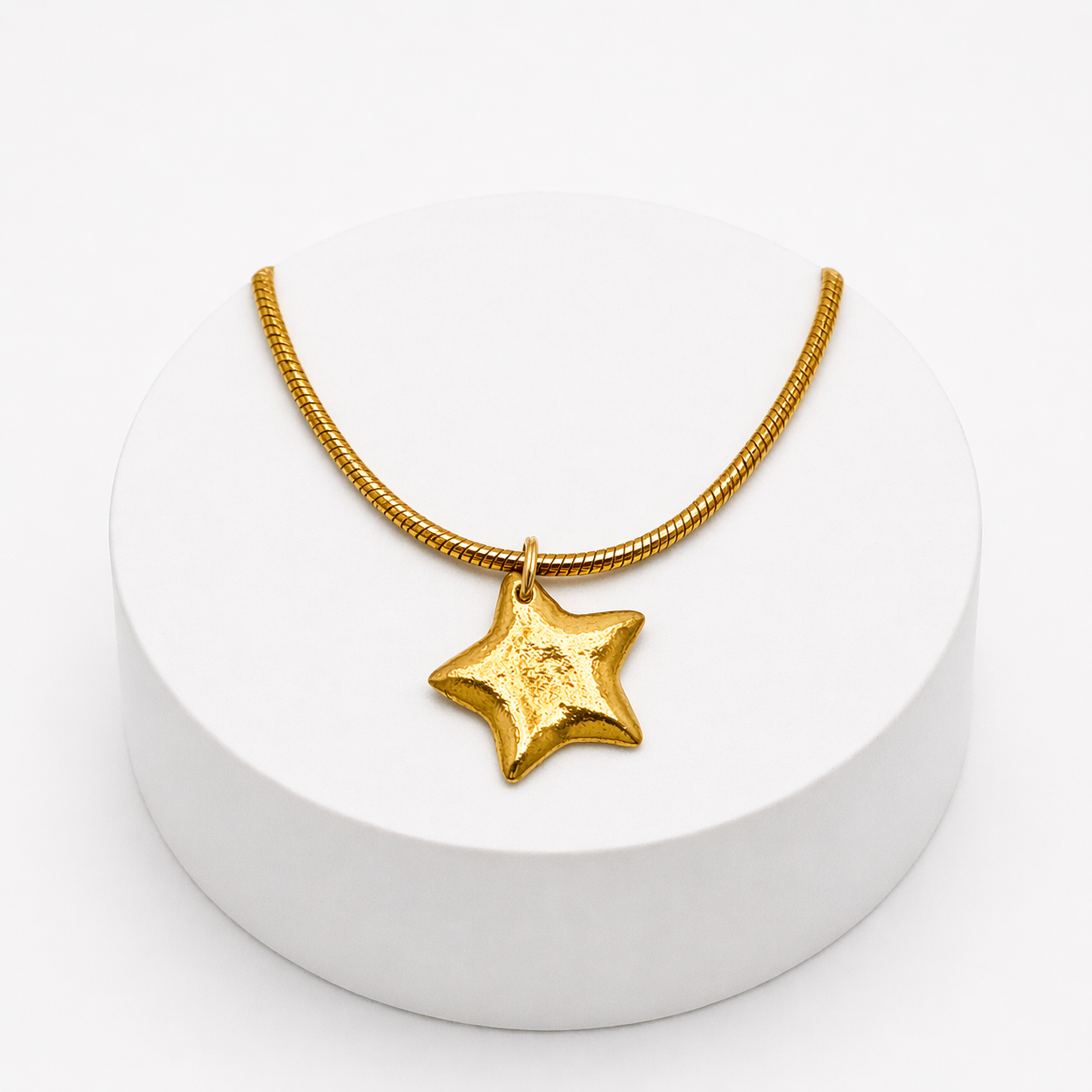 Sunny Bronze Star Necklace
