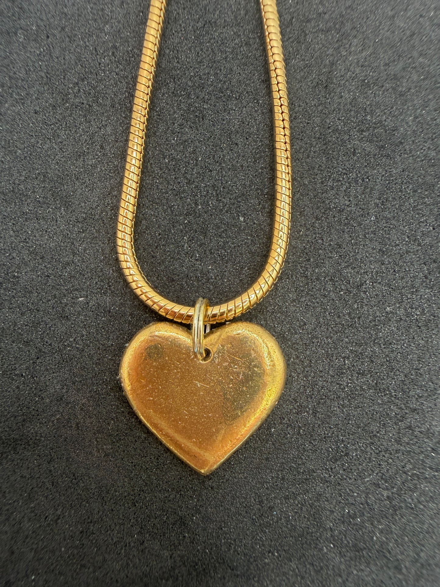 Sunny Bronze Heart Necklace