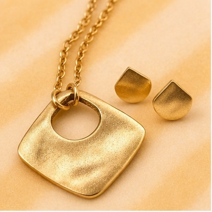 Sunny Bronze Necklace and Earring Gift Set