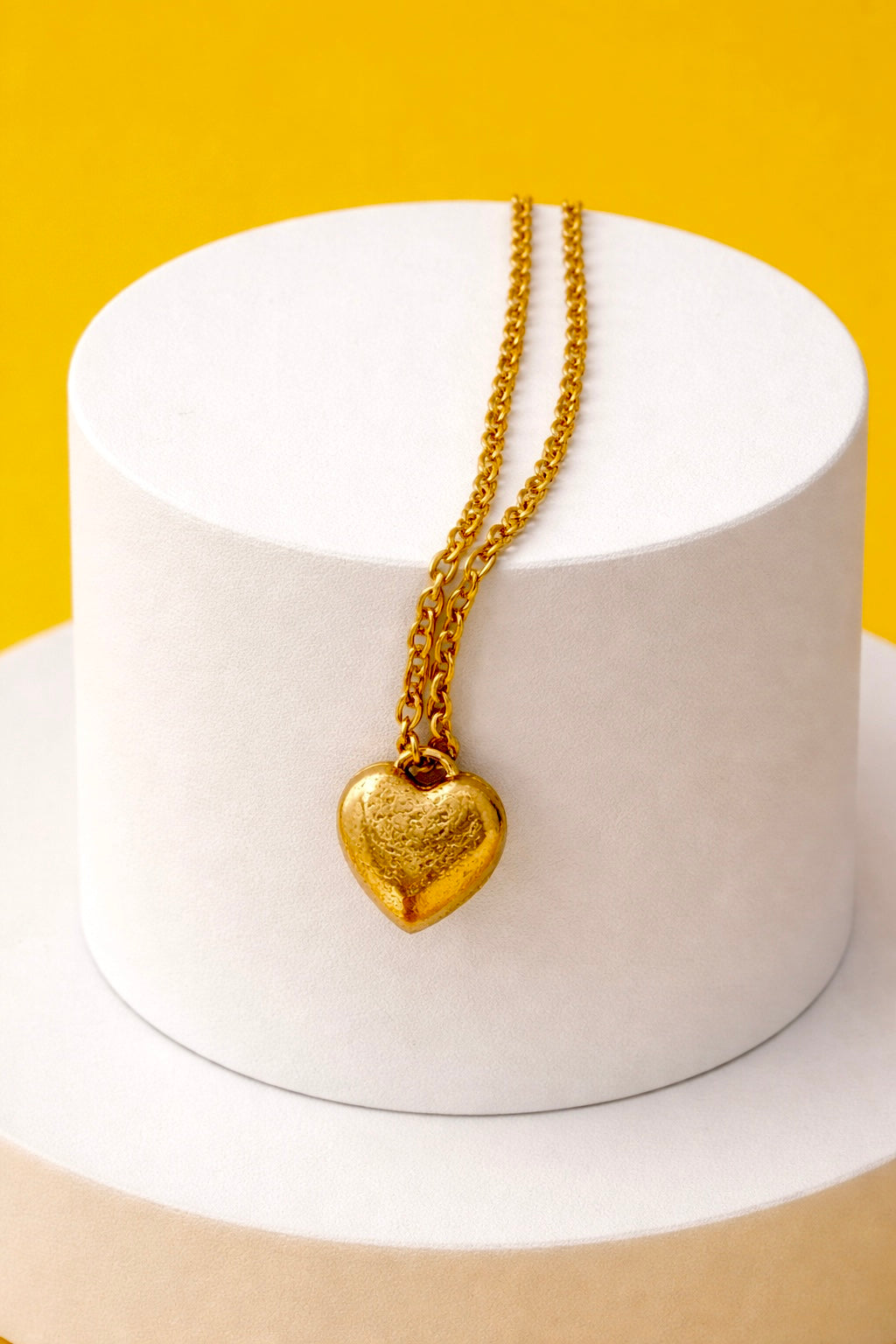 Sunny Bronze Small Heart Necklace