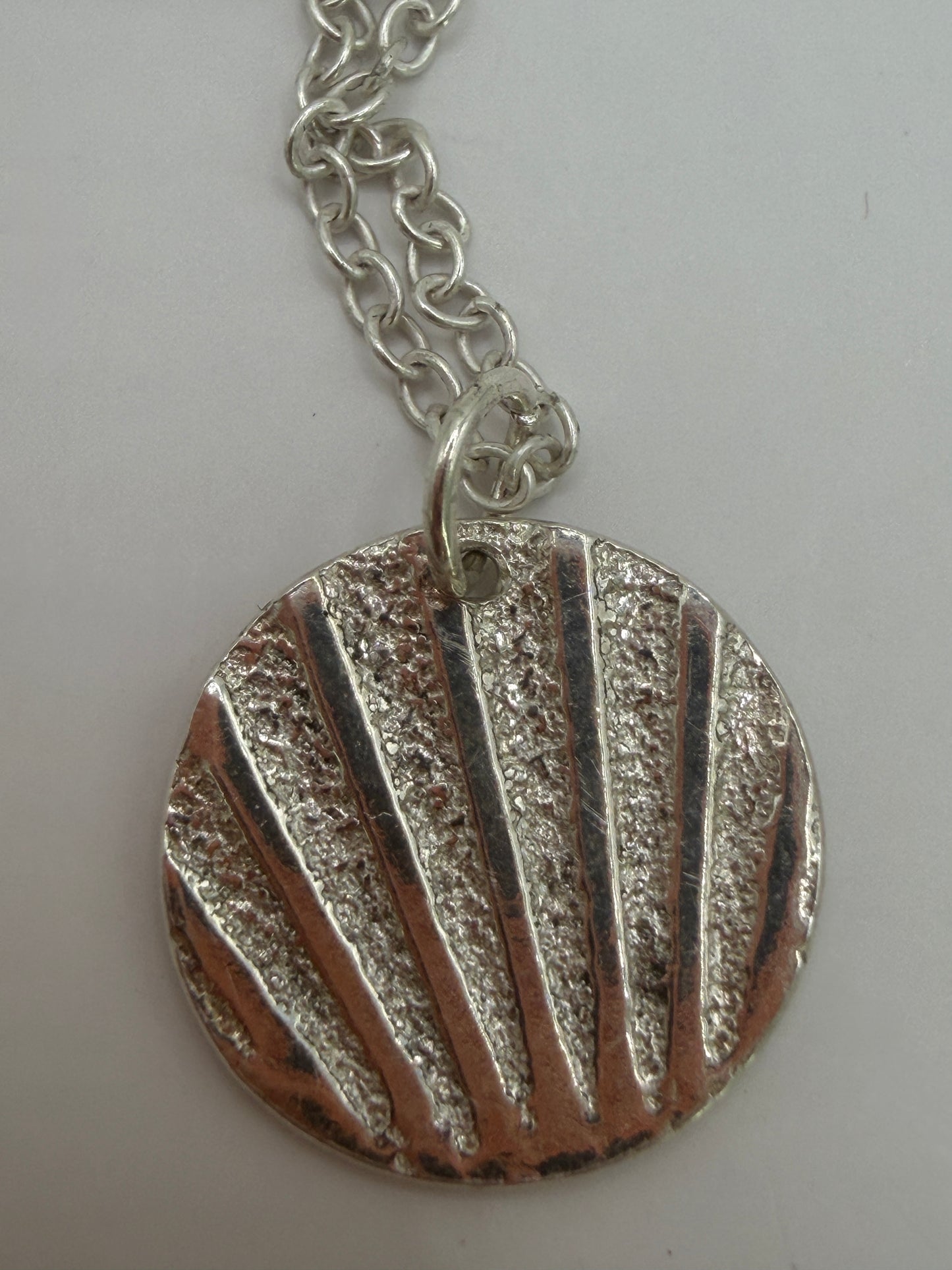 Silver Circle Necklace