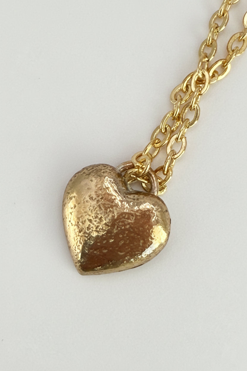 Sunny Bronze Small Heart Necklace
