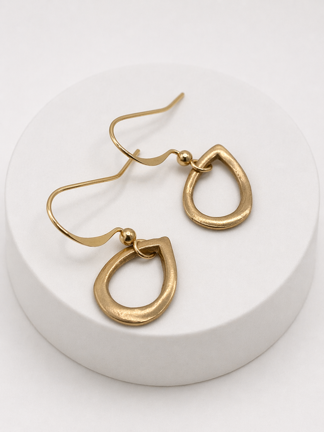 Sunny Bronze Teardrop Earrings