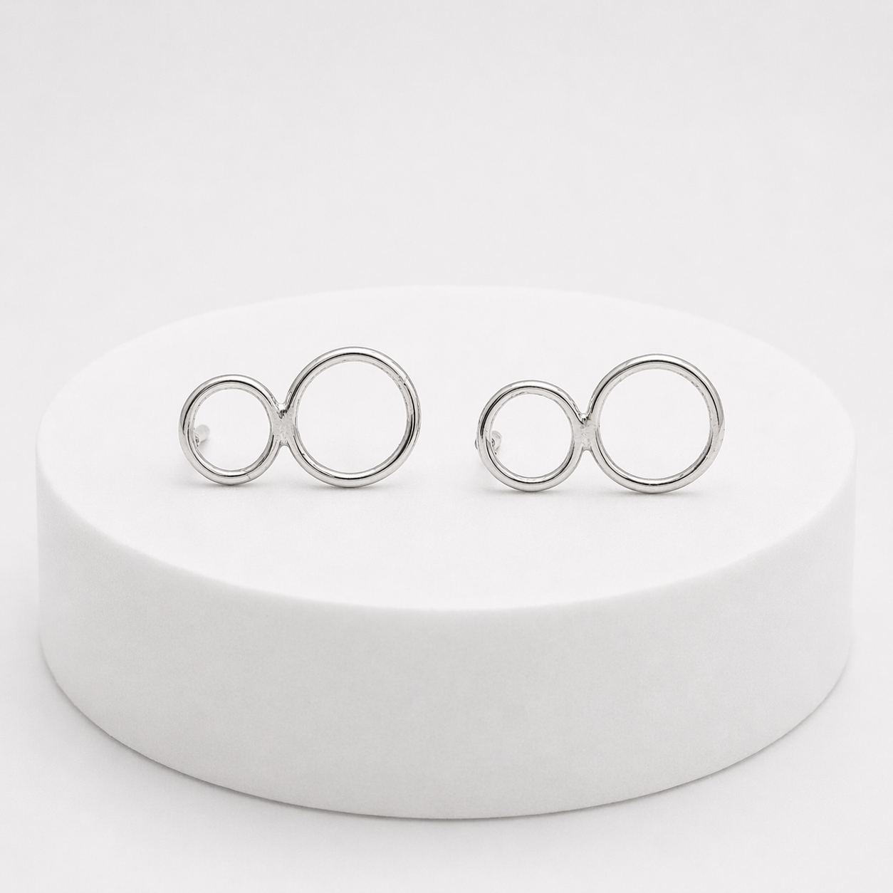 Double Circle Earrings