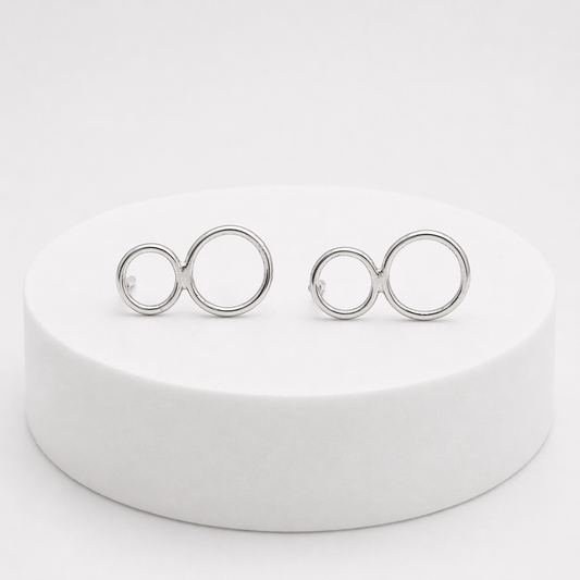 Double Circle Earrings