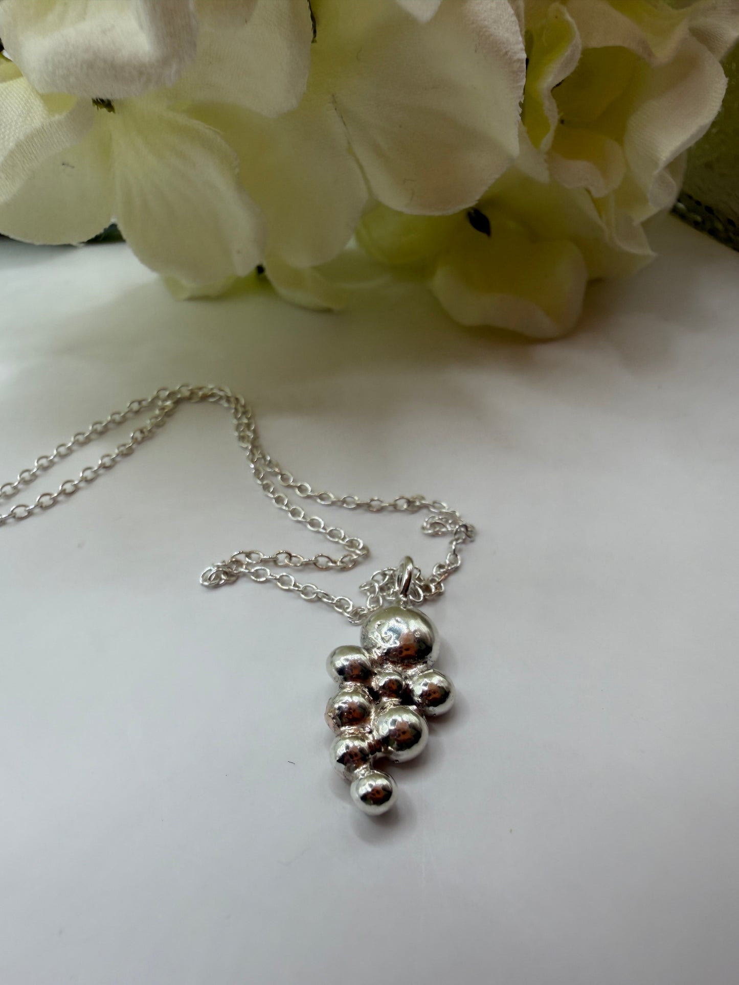 Silver Pebbles Necklace