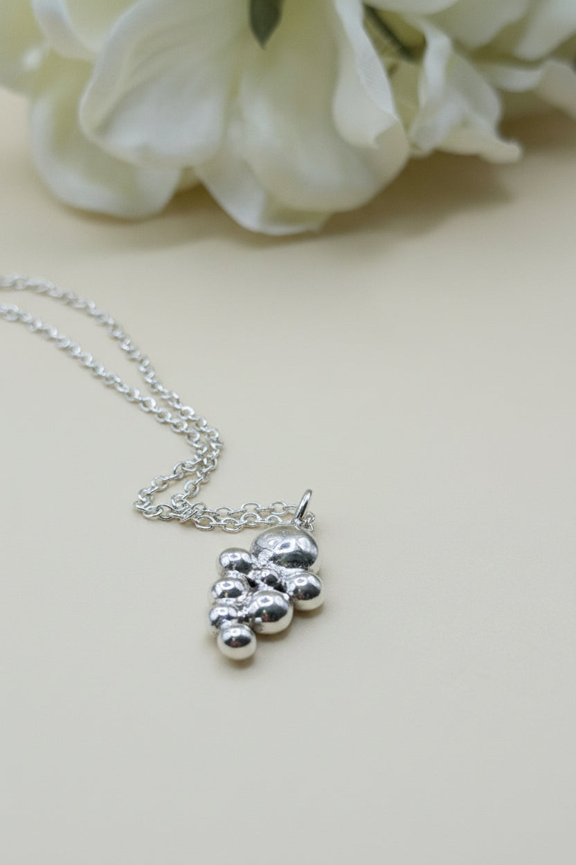 Silver Pebbles Necklace