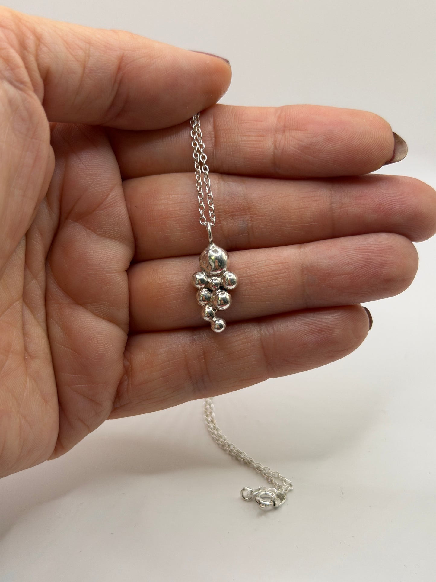 Silver Pebbles Necklace