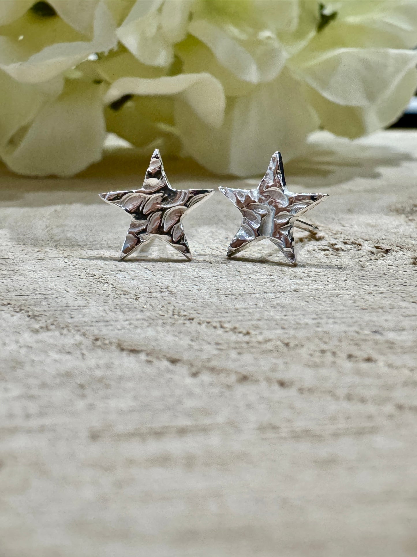 Silver Star Earrings