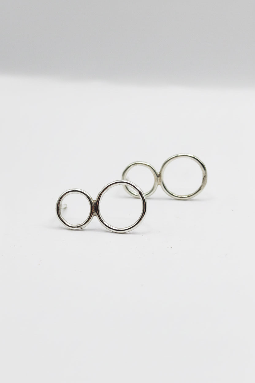Double Circle Earrings