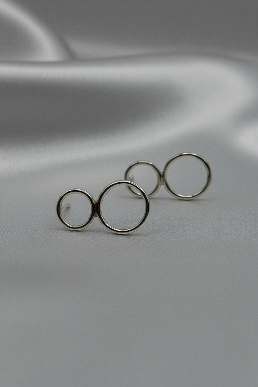 Double Circle Earrings