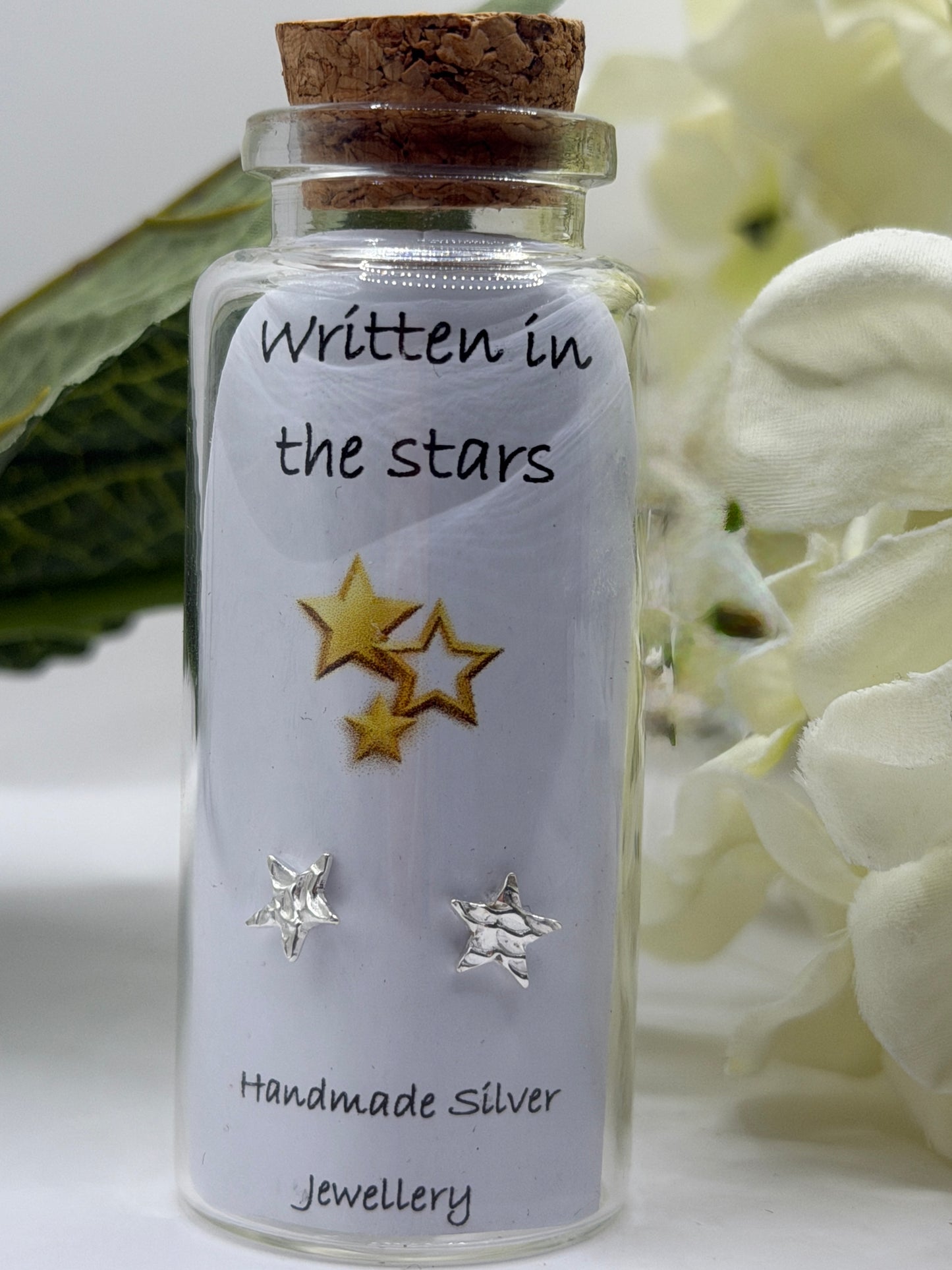 Silver Message in a Bottle Earrings - Written In The Stars