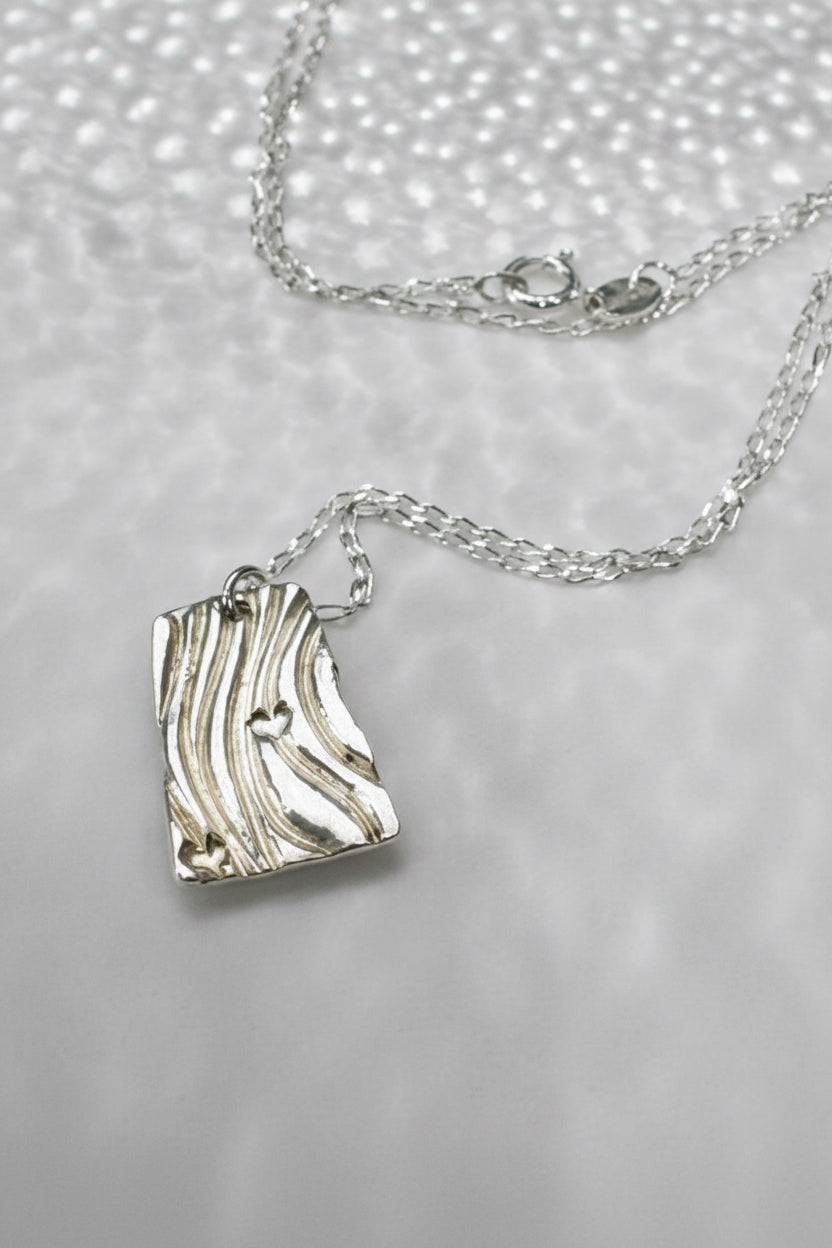 Double Sided Necklace - Hearts