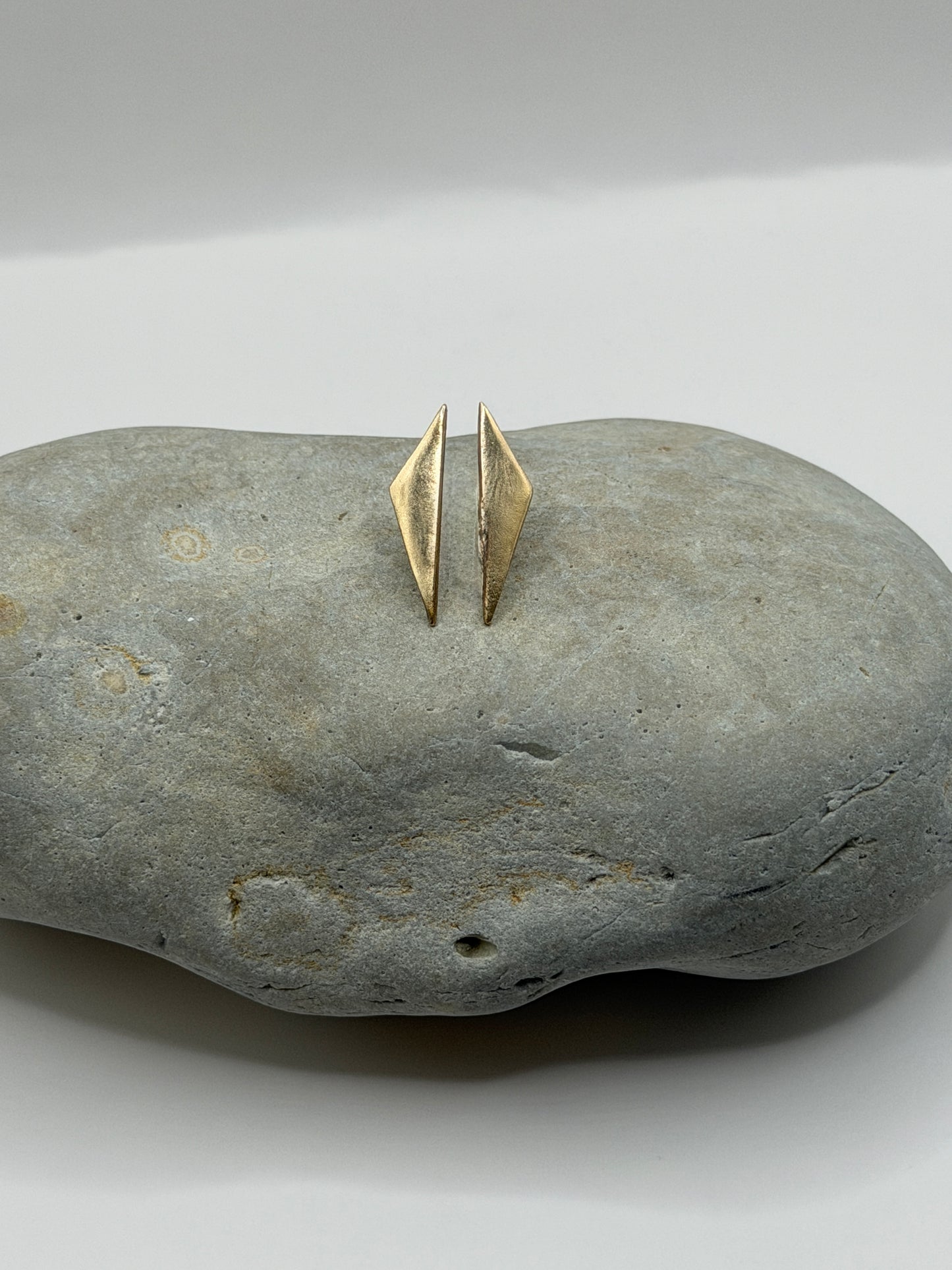 Sunny Bronze Triangle Earrings