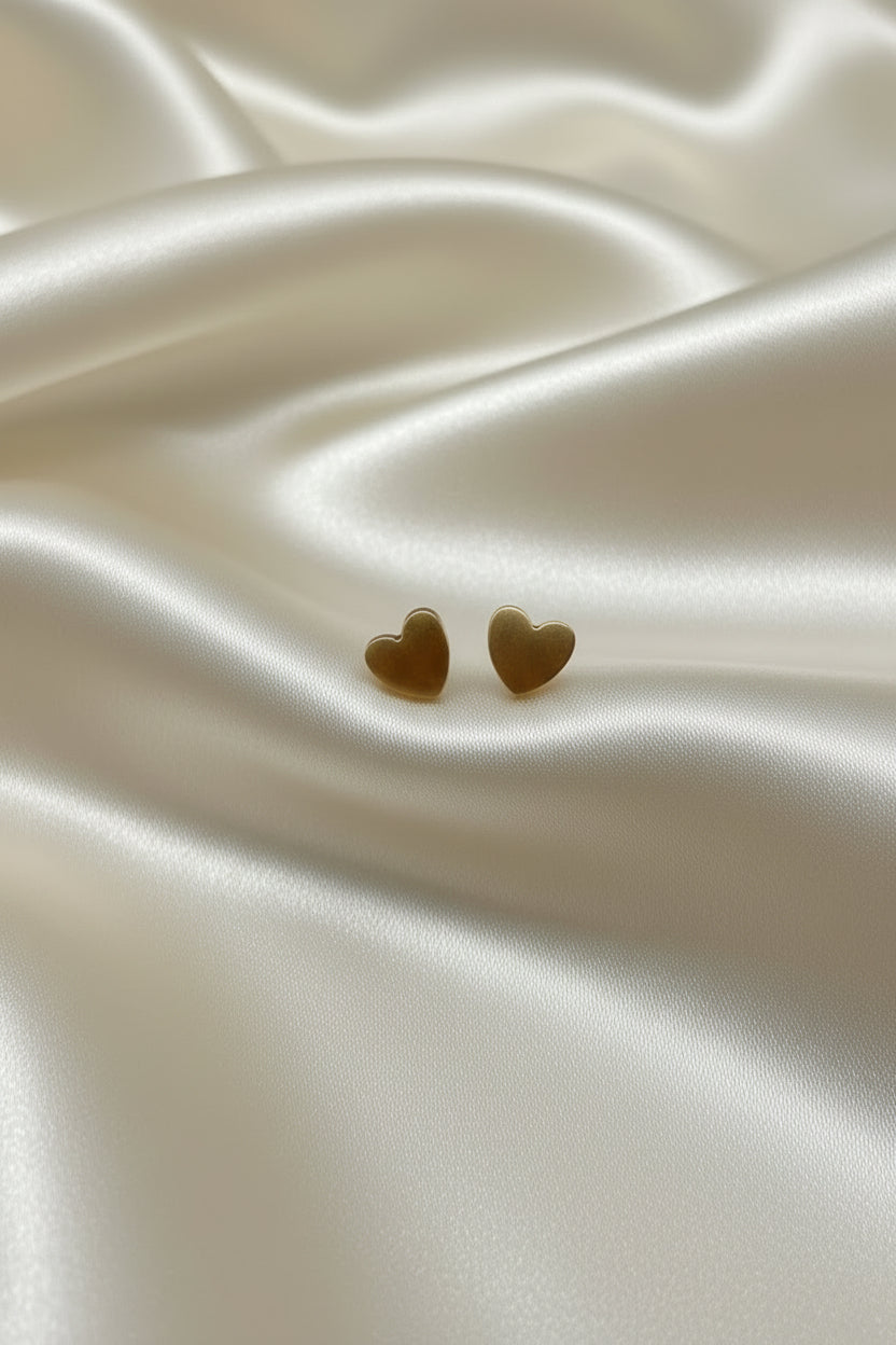 Sunny Bronze Heart Earrings