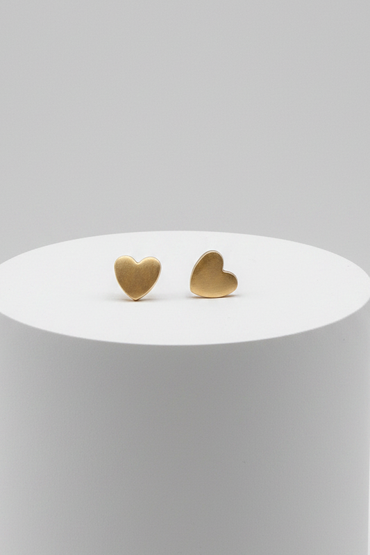 Sunny Bronze Heart Earrings