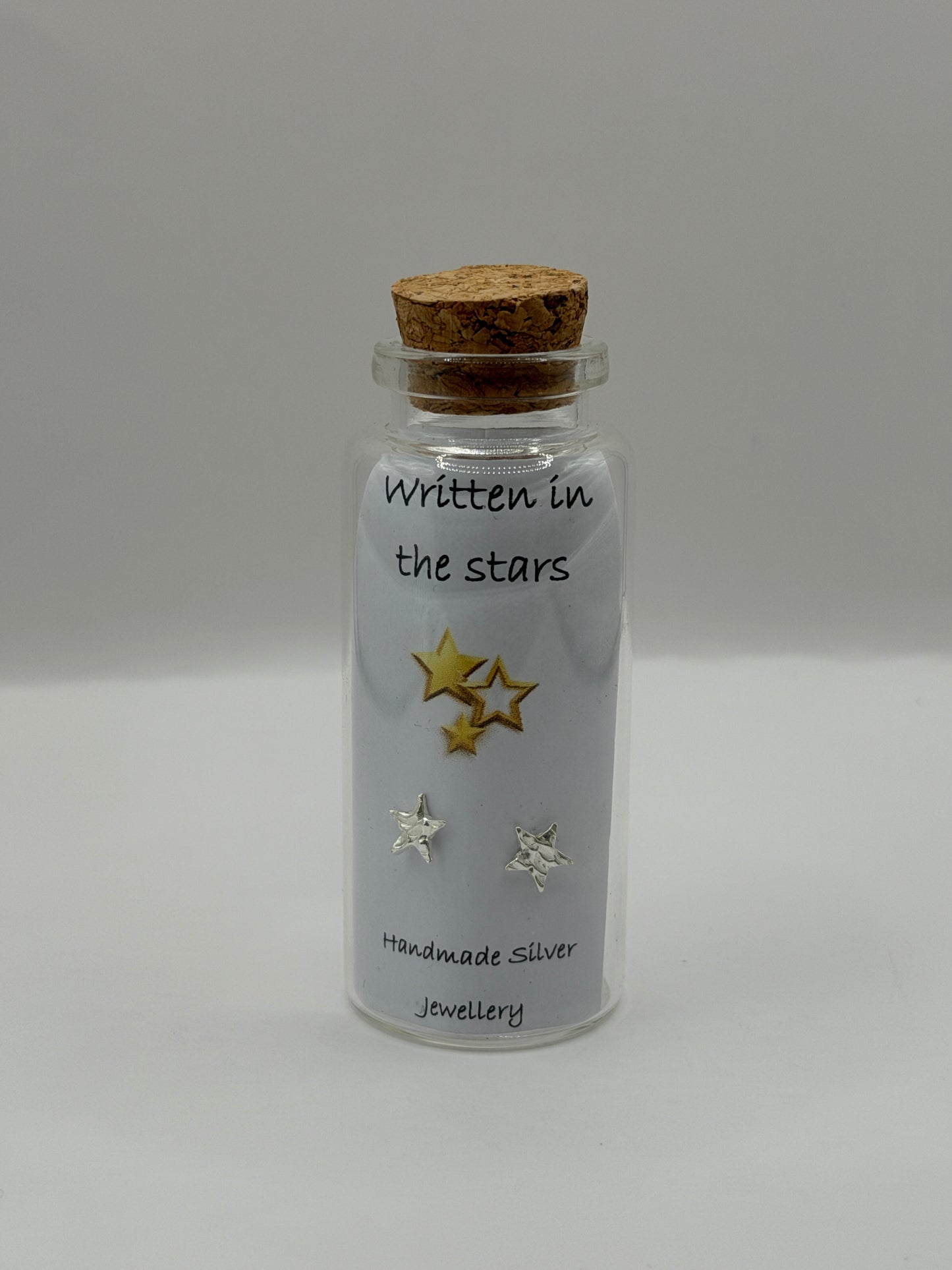 Silver Message in a Bottle Earrings - Written In The Stars