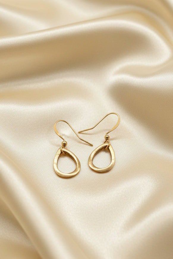 Sunny Bronze Teardrop Earrings