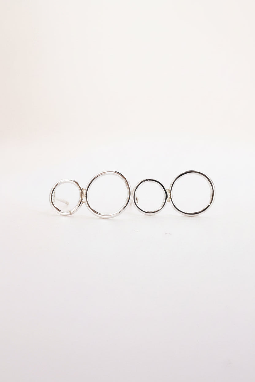 Double Circle Earrings