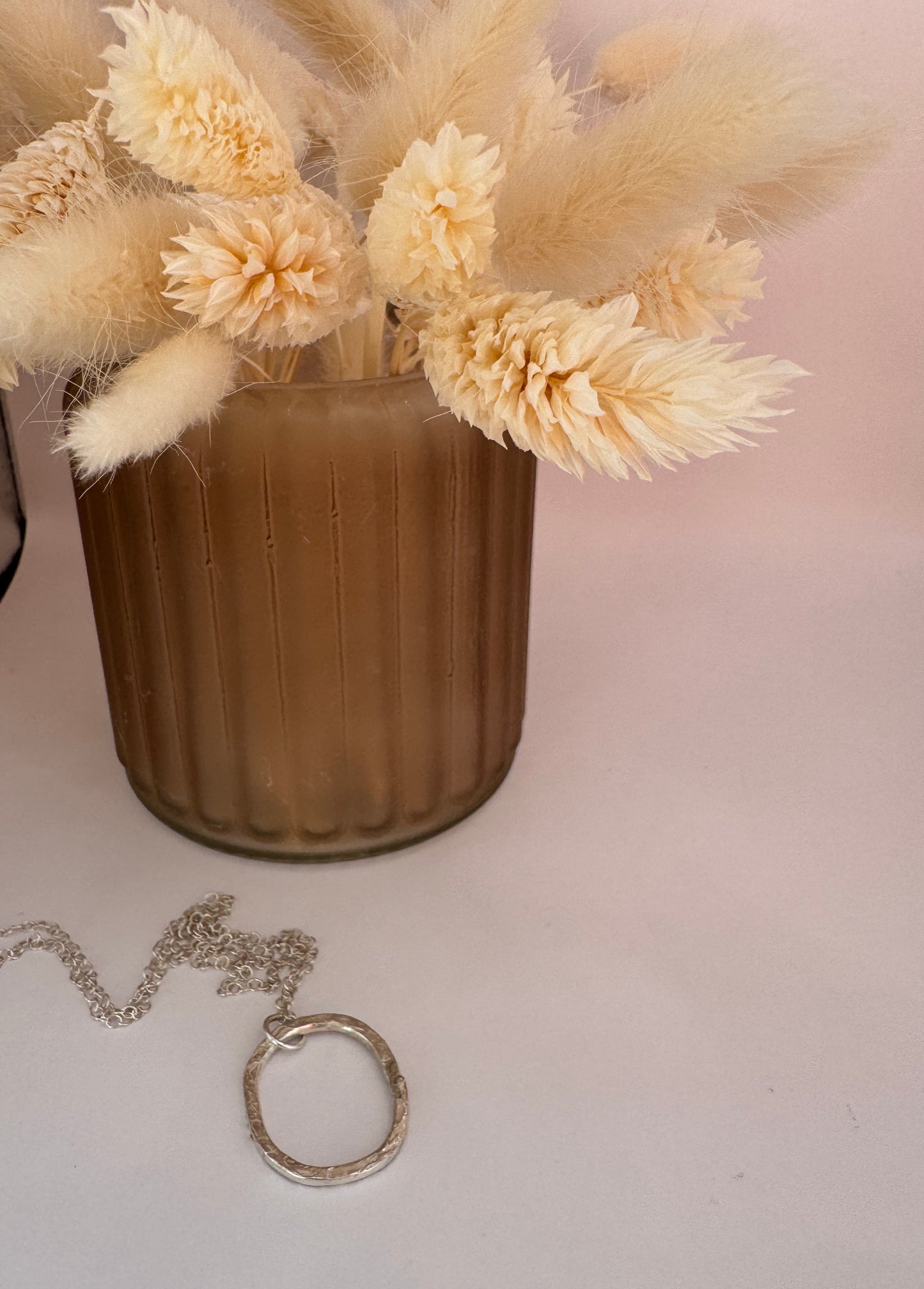 Silver Oval Necklace